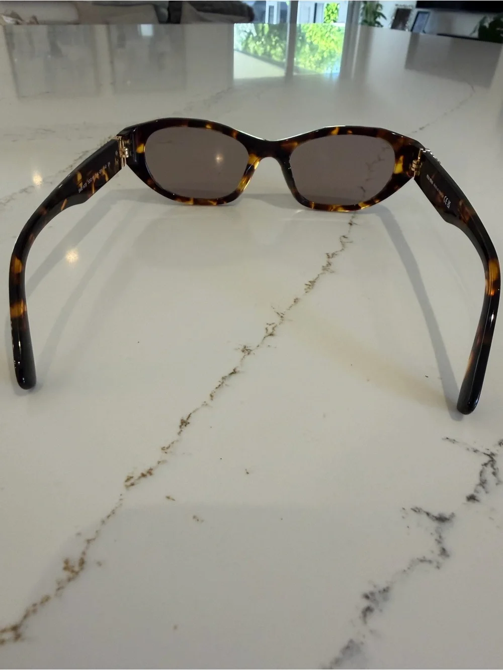 Miu Miu Tortoiseshell Cat-Eye Sunglasses with Brown Lenses